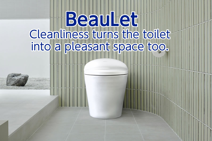 BeauLet® - Cleanliness turns the toilet into a pleasant space too.